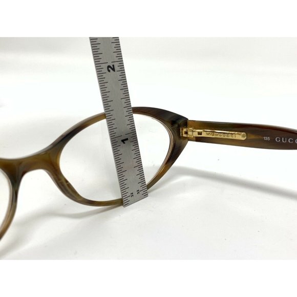 Gucci Eyeglasses Frame GG 2559 / STRASS 517 5T7 52 [] 15 Gold Logo Rhinestones - Picture 10 of 12